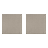 Jogo 2 Guardanapos Tricoline Liso Caqui 43cm - Ela Decora